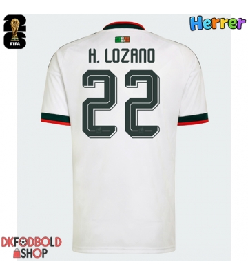 Mexico Hirving Lozano #22 Udebanetrøje VM 2026 Kort ærmer